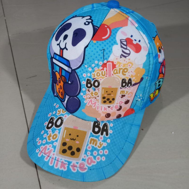 Topi Anak Laki Laki Superhero Spiderman Marvel Captain Amerika Hulk / Topi Anak laki laki 3-12 tahun-24