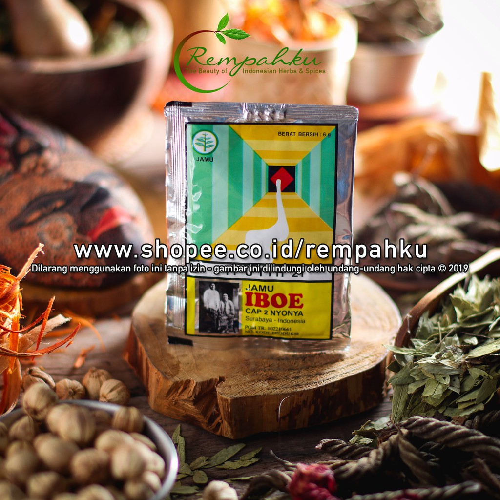 

Rempahku - Jamu Iboe TIPUTIH 1pcs Herbal Obat Wanita Jamu Tradisional