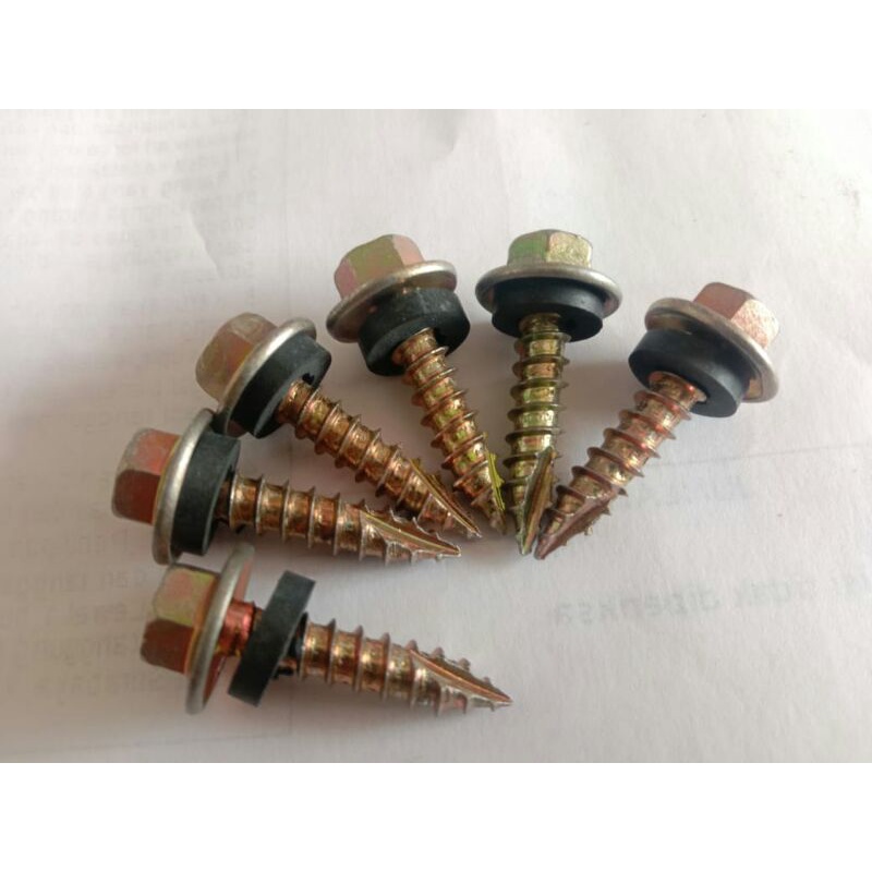 Roofing kasar / drilling Kasar / sekrup kayu / Baut kayu / sds / drilling kayu 12 x 75