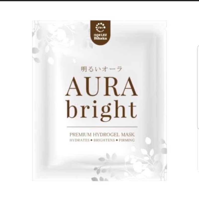 AGELEZ BIHAKU AURA BRIGHT PREMIUM HYDROGEL MASK | MASKER WAJAH