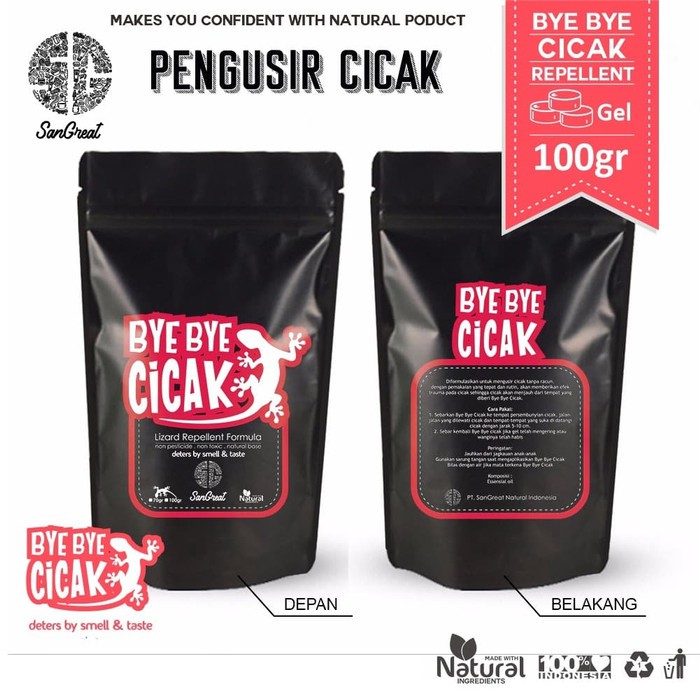 BBCICAK GEL - Gel Pengusir Cicak, Natural Lizzard Repellent 100g