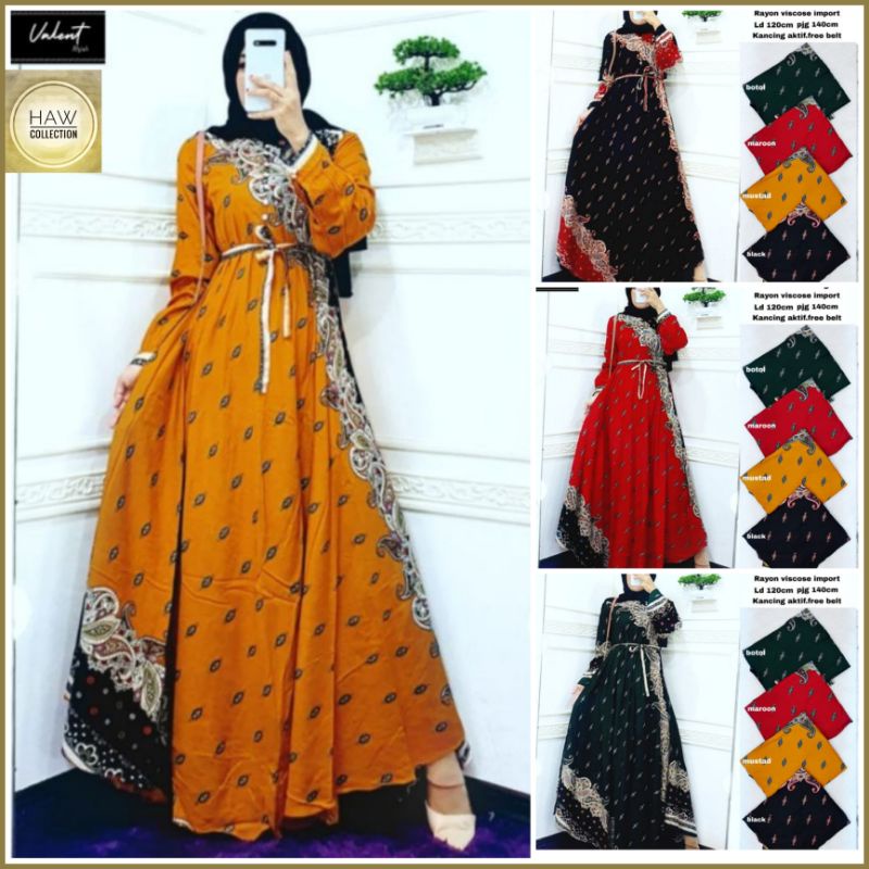 Gamis Maxy Rayon Sefa Maxy 4 Baju Gamis Model Terbaru