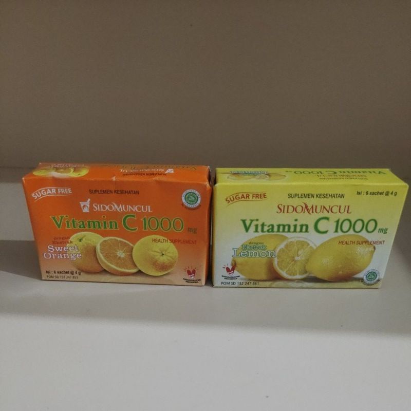 SIDOMUNCUL VITAMIN C 1000 mg (LEMON)