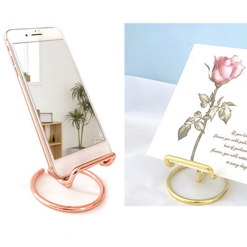 Phone Holder Stand Emas/Holder Dudukan Hp/Meja Mobile Phone Stand/Holder Hp