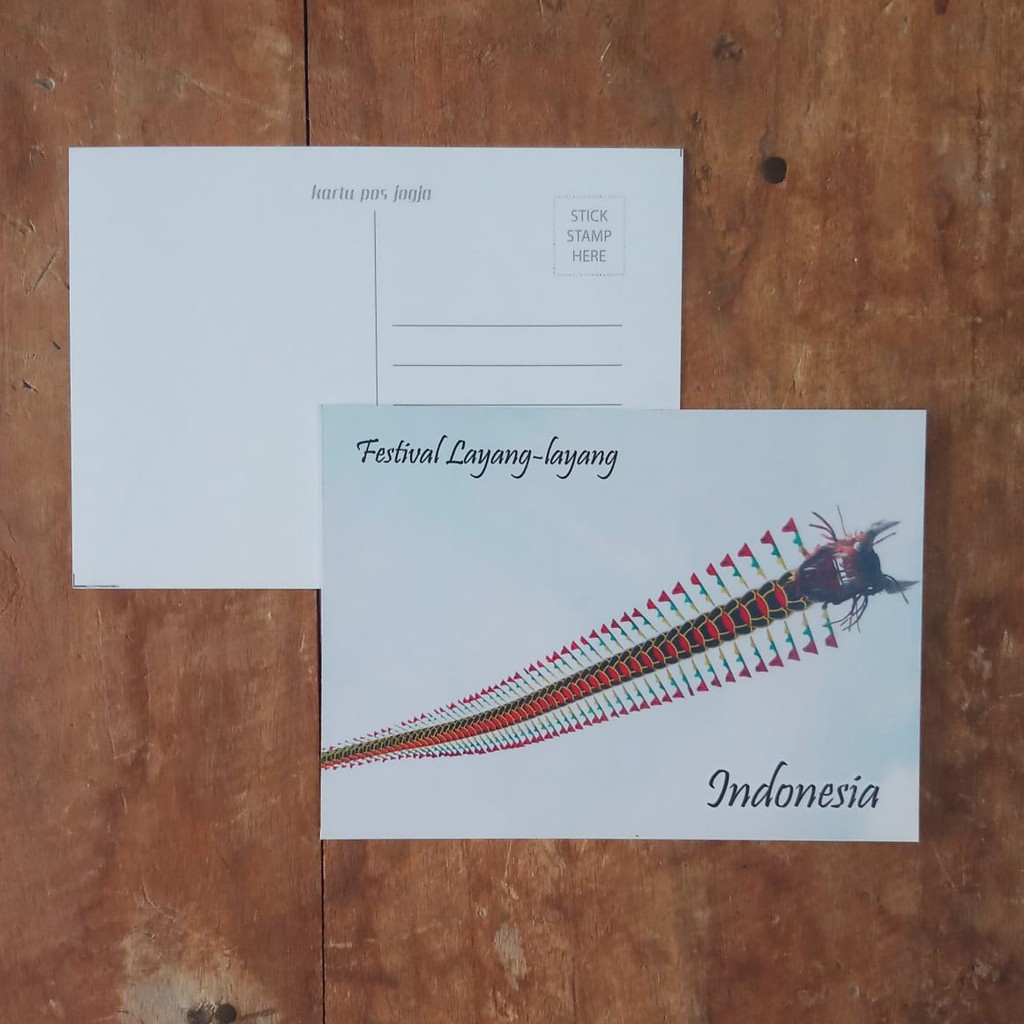 

KARTU POS JOGJA POSTCARD - FESTIVAL LAYANG-LAYANG