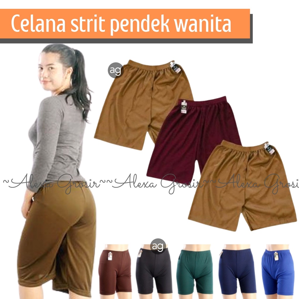 GROSIR 12 PCS Celana short Celana strit anak remaja legging pendek dalaman celana pendek stretch