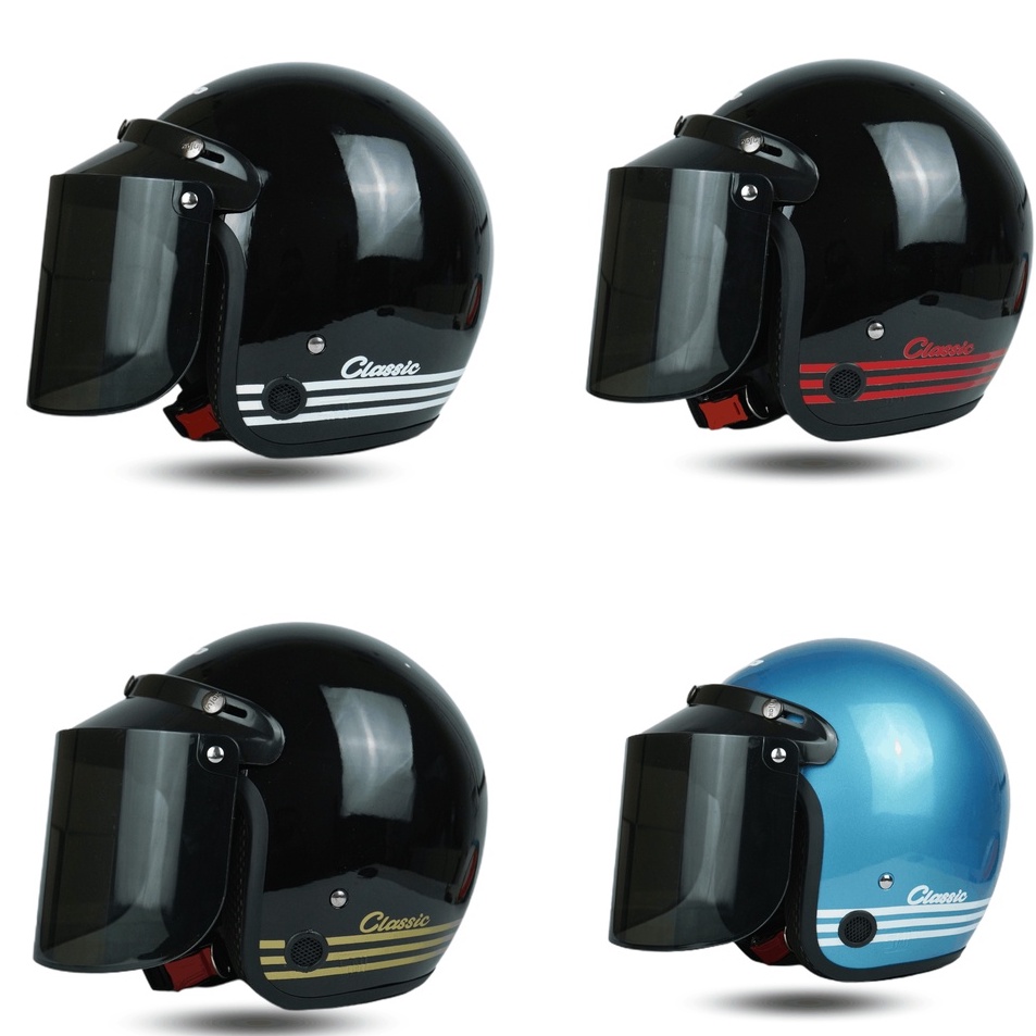 Helm Bogo Dewasa Retro Motor Sni Pria Wanita Terlaris