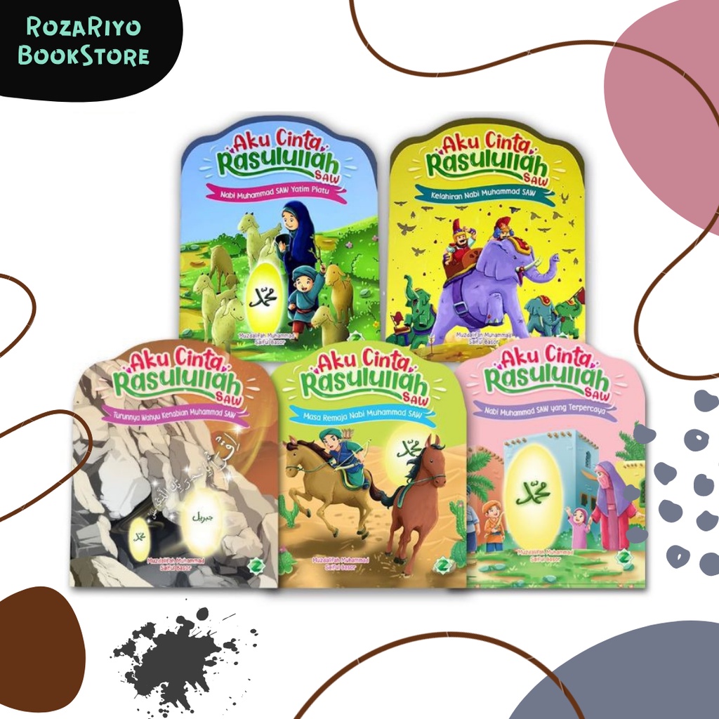 Buku Cerita Anak Islami Bergambar - Seri Aku Cinta Rasulullah SAW