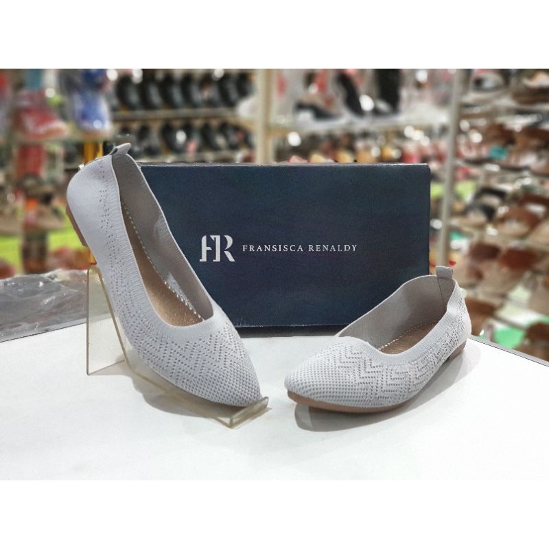 Flat Shoes Knit Wanita FRANSISCA RENALDY | 168 - 1| Grey