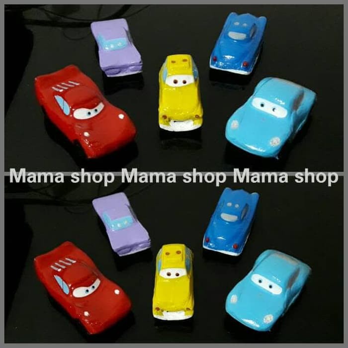 barokah topper cake figure cars mc queen patung boneka cake hiasan kue ultah