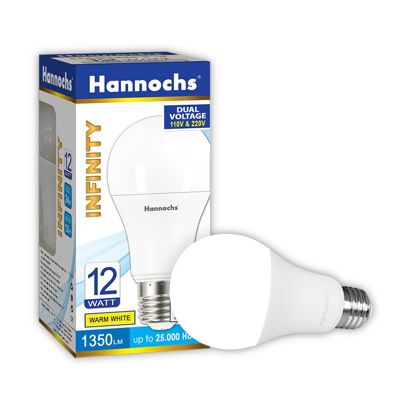 LED Bulb HANNOCHS INFINITY 12W Hannochs Lampu LED Infinity 12 watt Bohlam LED Hannochs Infinity 12 W