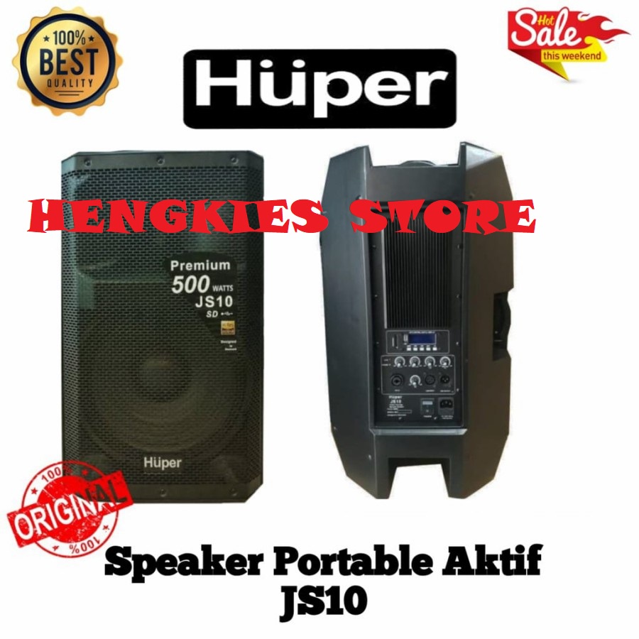 SPEAKER AKTIF HUPER JS10 SPEAKER AKTIF HUPER 15INCH JS 10 ORIGINAL