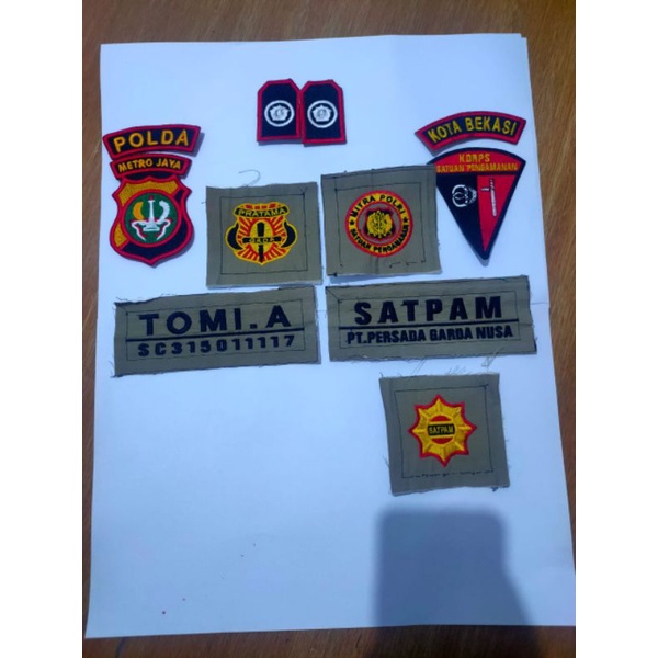 ATRIBUT SATPAM / SECURITY FULLSET