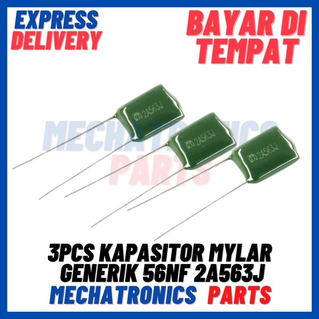 [PAS-9296] KAPASITOR MYLAR GENERIK 56nF 2A563J