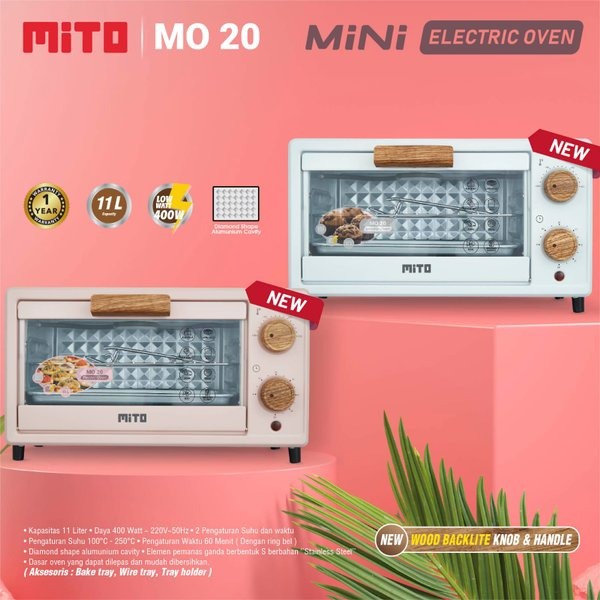 MITO MO 20 MINI ELECTRIC OVEN 11 LITER 400 WATT / MO20