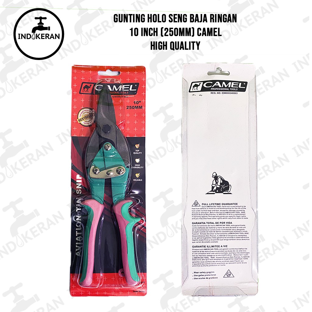 INDOKERAN - Gunting Holo Seng Baja Ringan - High Quality