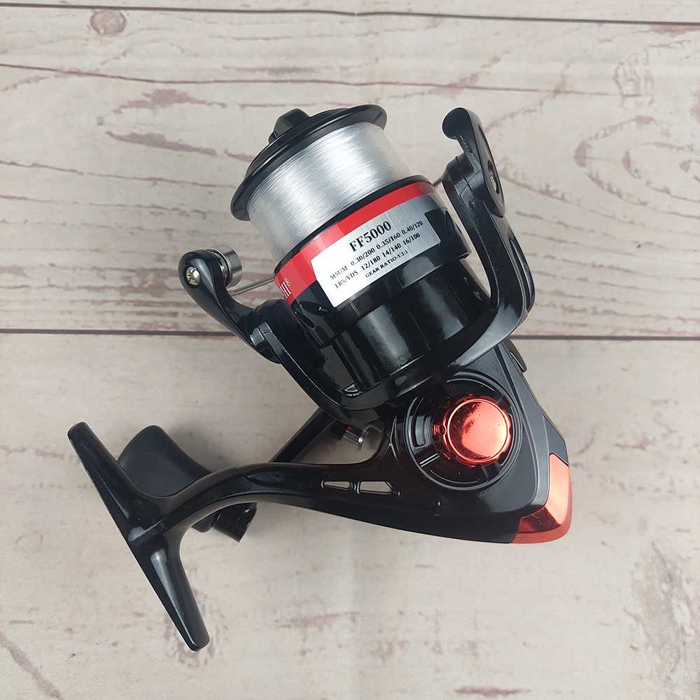 YUMOSHI FF5000 Reel Pancing Spinning 3 Ball Bearing 5.2:1