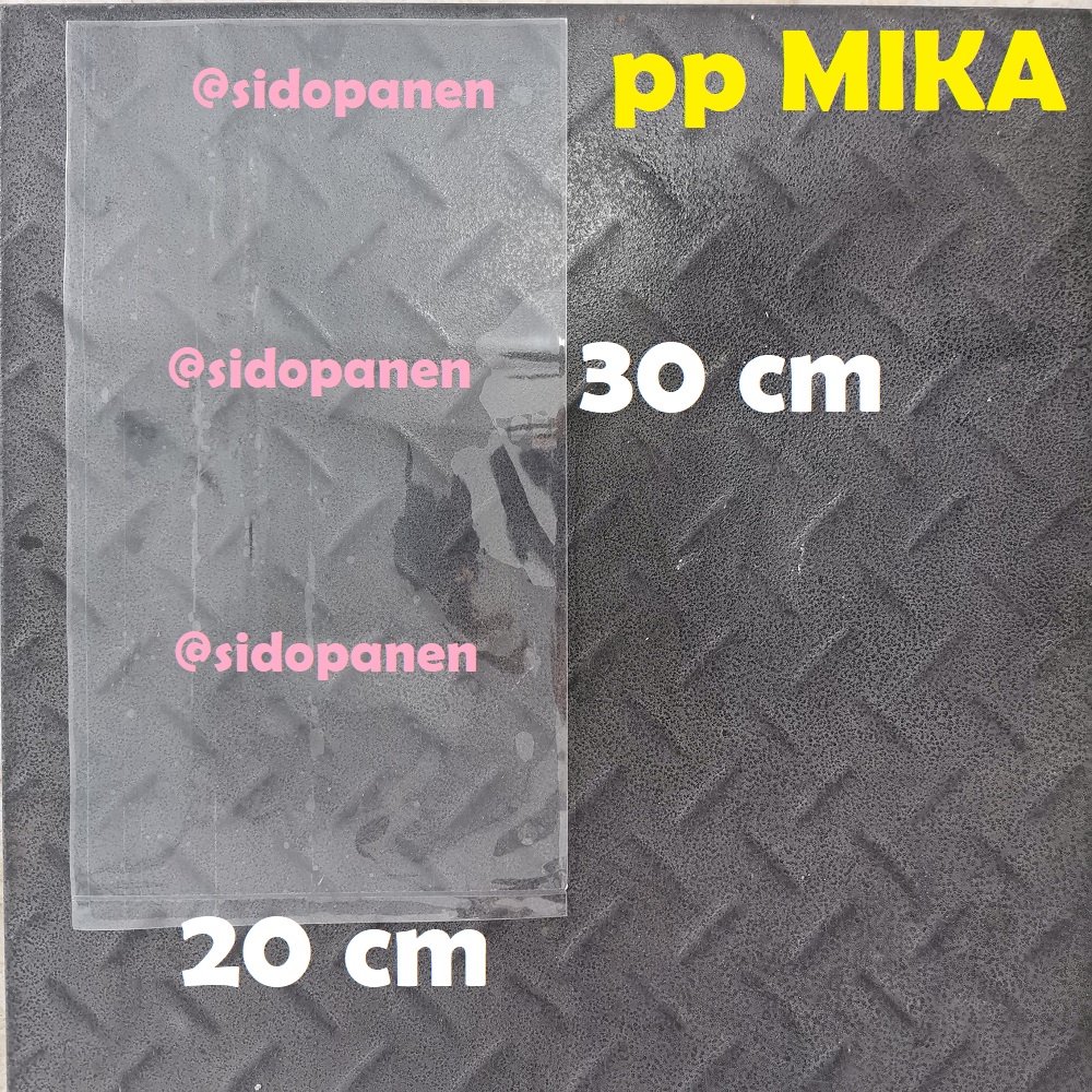 PLASTIK PP MIKA TEBAL KILOAN UNTUK PACKING SNACK KERIPIK KERUPUK BIJI PERMEN COKLAT KACANG KETEBALAN