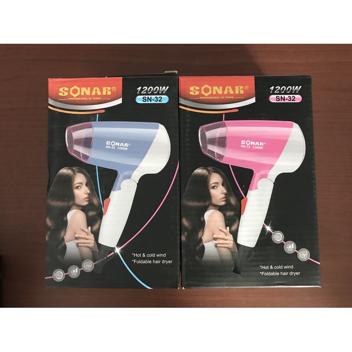 Hairdryer Sonar SN_32, Hairdryer lipat , ANGIN KENCANG