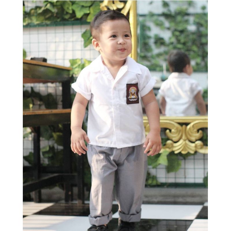BAJU SMA SMP SD DILAN MILEA | Seragam Dilan BAJU SMA SMP SD DILAN | Baju Seragam Dilan Seragam Bayi
