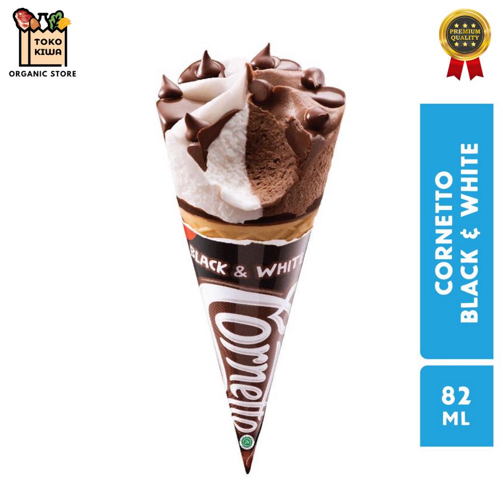 

Ice Cream Cornetto Black & White