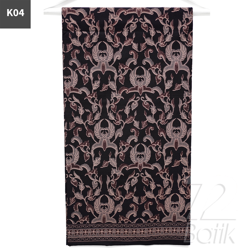 KAIN BATIK PREMIUM Bahan Katun Motif Kembang Crown Warna Cream 721389 Cap 72 Jarik Jarit Samping Kebat Panjang Batik Katun Modern Premium Bahan Seragam Batik Pernikahan Kantor Keluarga Murah Kamen Jadi Batik Bali Lembaran