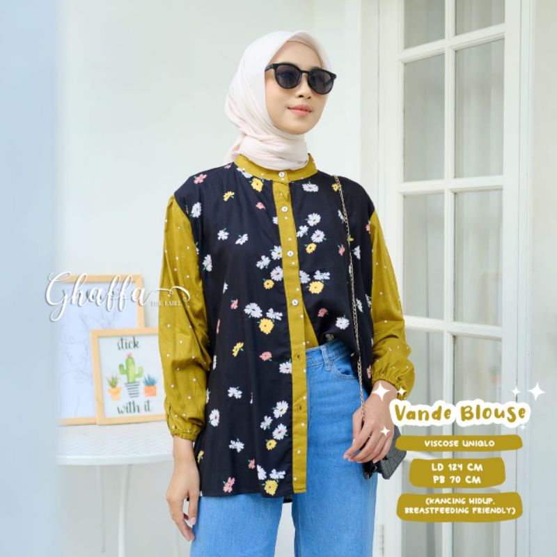 Vande blouse motif cantik by ghaffa label