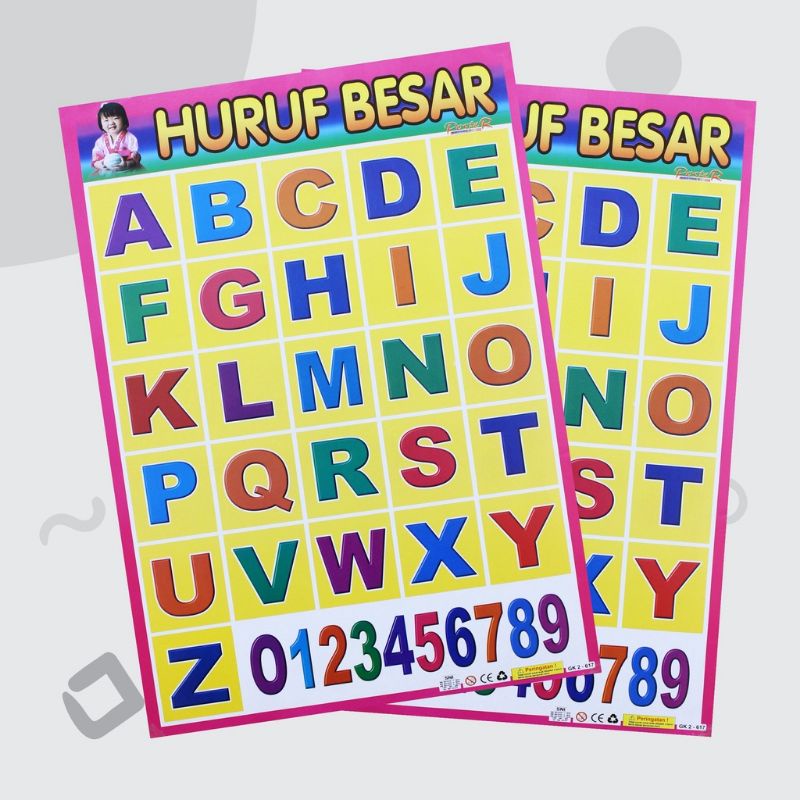 Poster Edukasi Anak / Poster Huruf Besar