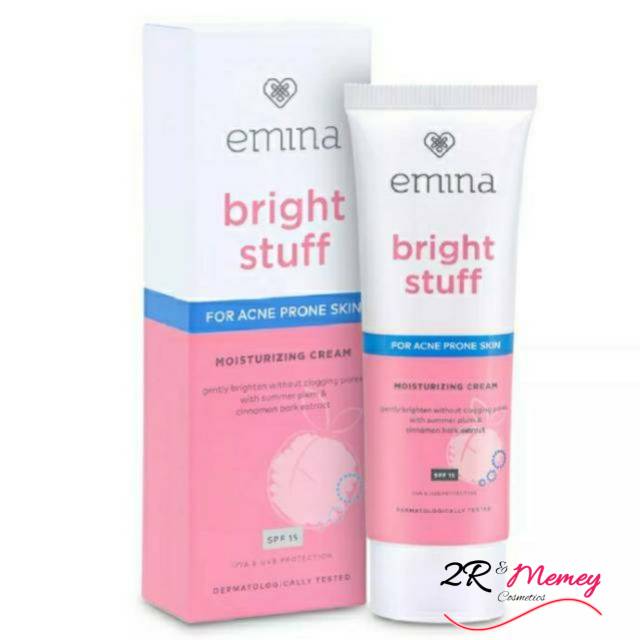 ❤️ MEMEY ❤️ EMINA Bright Stuff For Acne Prone Skin Moisturizing Cream 20ml