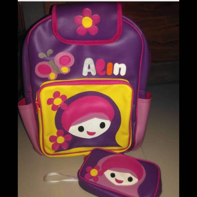 

Tas karakter uk jumbo tlangkup+tempat pensil