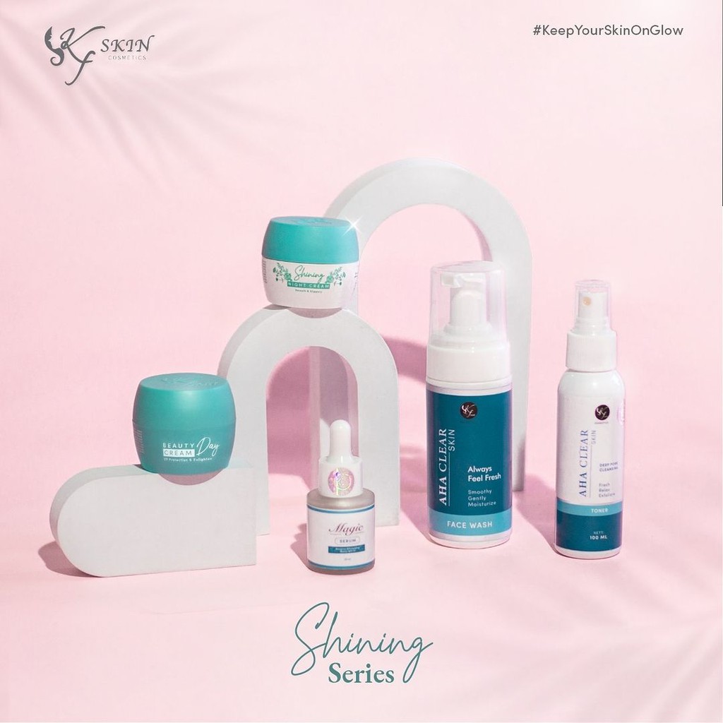 Paket Perawatan Wajah KF Skin Tosca Premium Shinning Series Original BPOM Free Serum