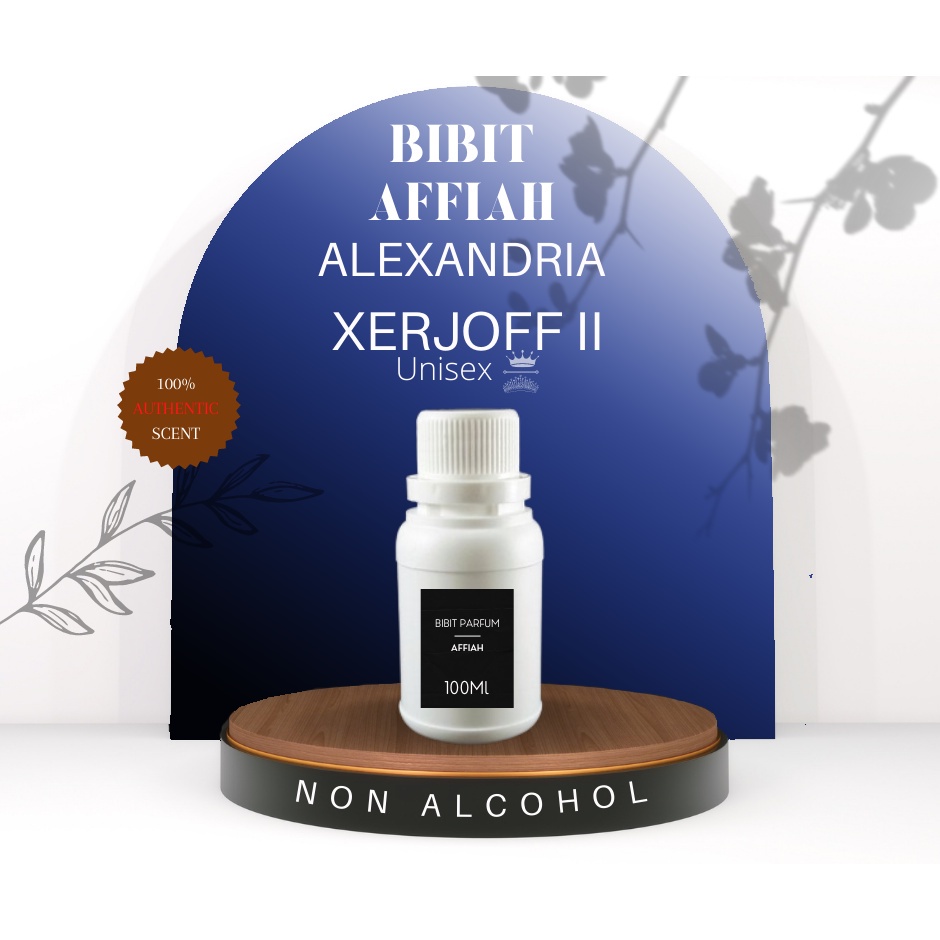 BIBIT PARFUM PRIA DAN WANITA 100ml (UNISEX) TAHAN LAMA 24 JAM ALEXANDRIA XERJOFF II  100ml ORIGINAL 