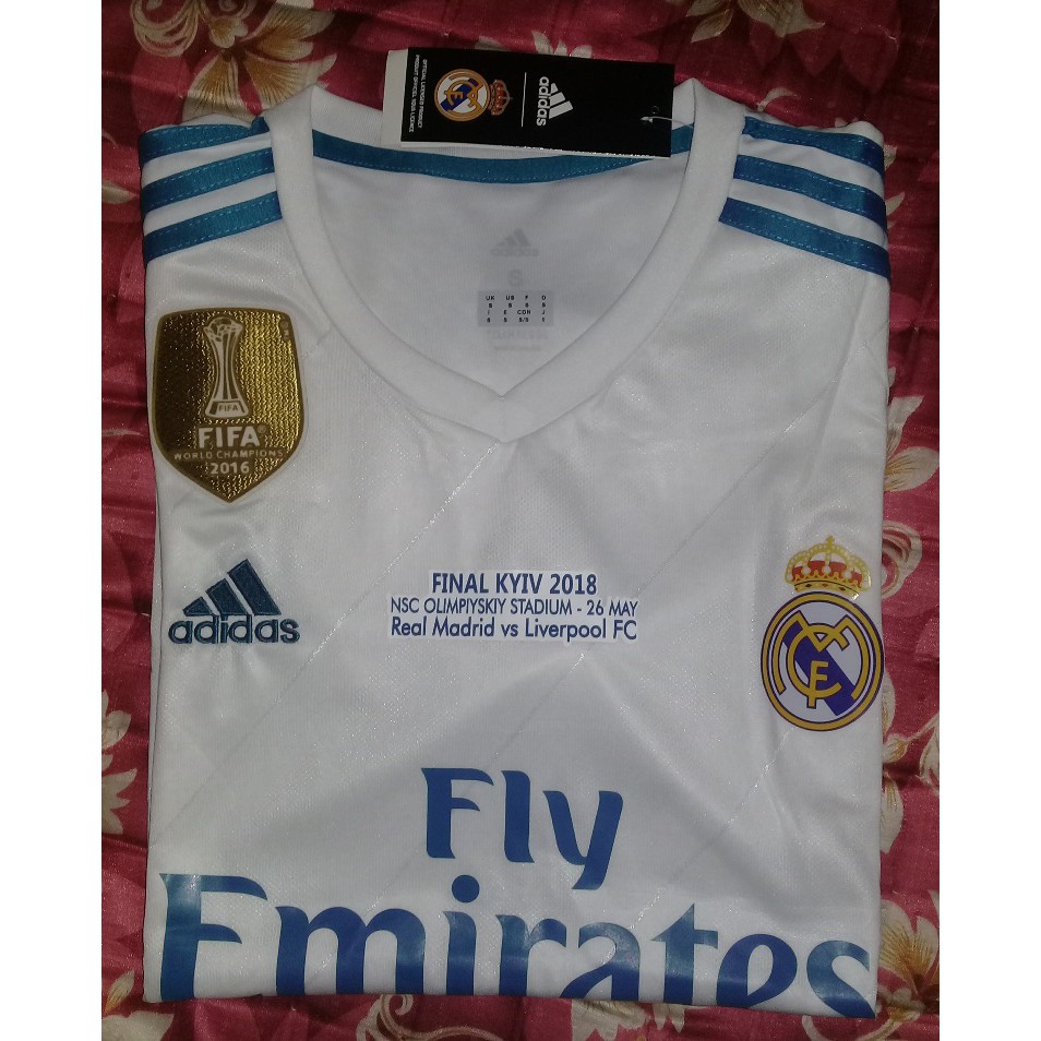 Jersey Real Madrid home 2017/2018 Final Kiyv UCL