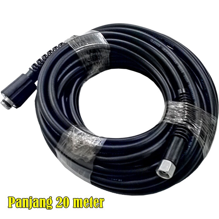 MOLLAR selang mesin jet cleaner 20m selang high pressure steam cuci motor mobil 20 meter
