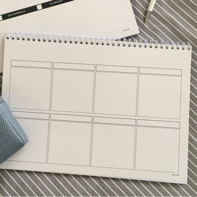 

[[BISA COD]] Weekly Planner - blank planner - agenda mingguan - jurnal per minggu