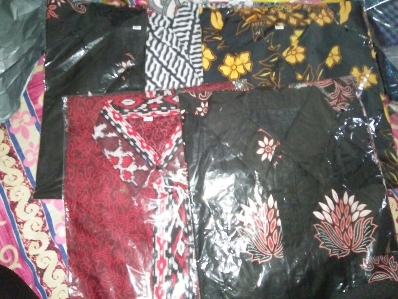 Couple Atasan Batik Dolby Hem Pria Wanita Terlaris | Batik Couple Pekalongan