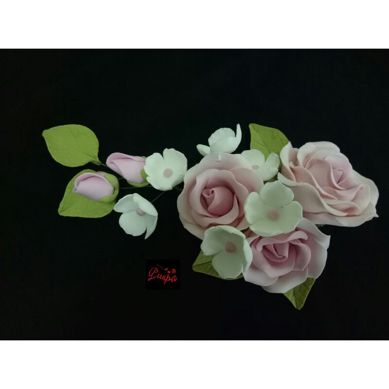 

(478/PRR3N) Gumpaste Flower Sugar Flower/Bunga Gumpaste Rose