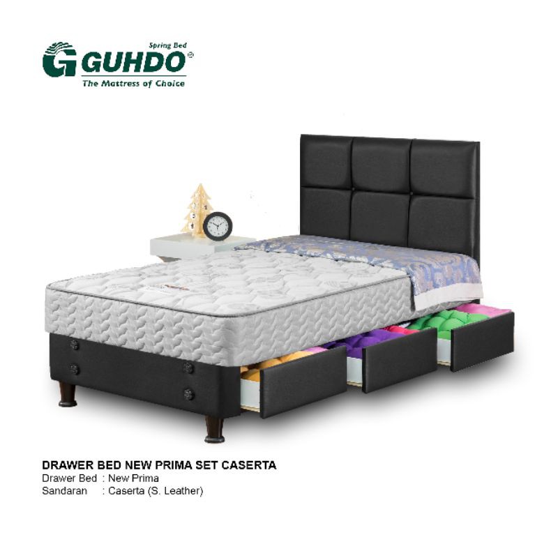 1SET GUHDO NEW PRIMA DRAWER BED 3 LACI (KASUR+DIVAN NEMPEL JD 1)