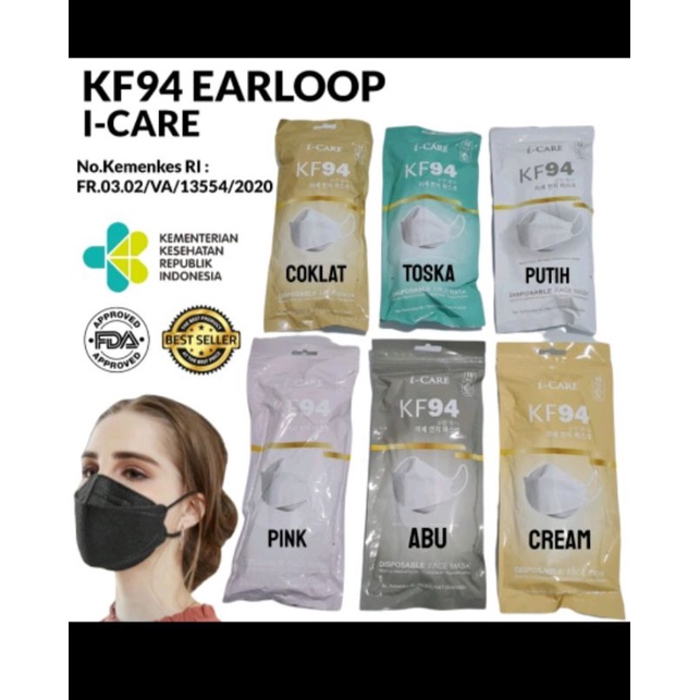 I Care Masker KF94 premium