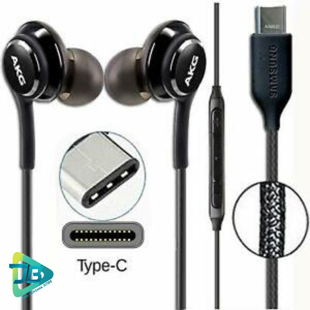 BM038 TIPE C a90 a80 note10 10+ note20 s20 s20+ s21 headset earphone Samsung Tuned by akg original JB2577