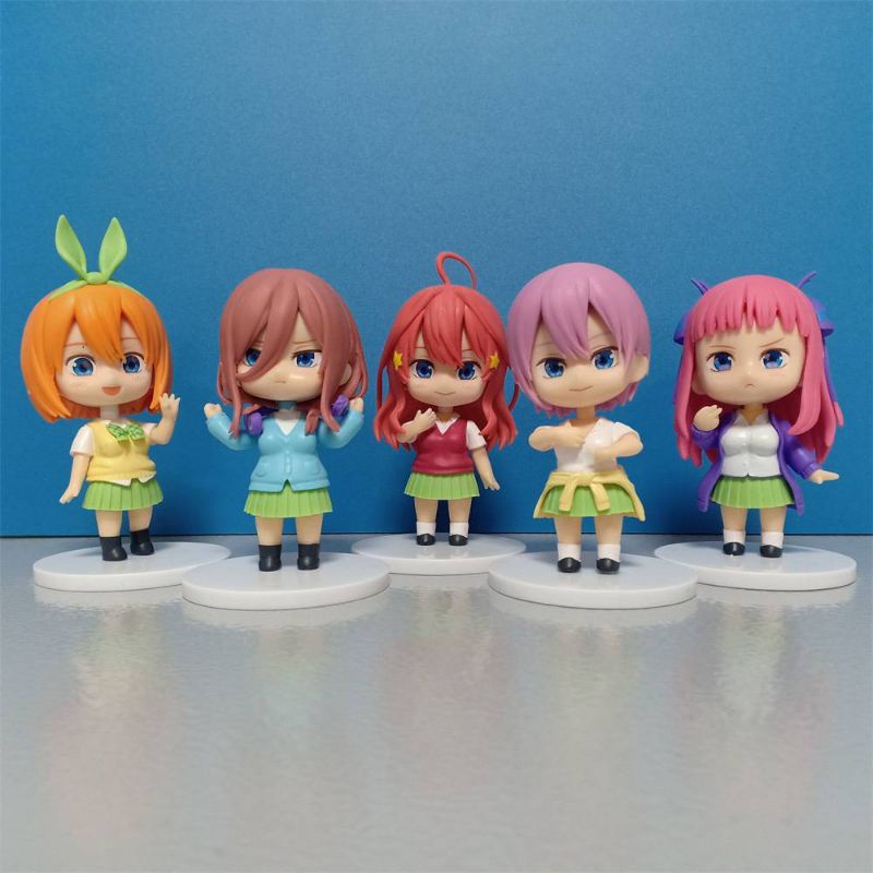 [BISA COD] 5PCS/SET ACTION FIGURE GOTOUBUN NO HANAYOME/THE QUINTESSENTIAL QUINTUPLETS