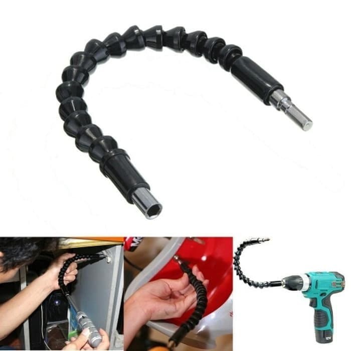 SELANG FLEKSIBEL MESIN BOR OBENG TANGAN LISTRIK CORDLESS DRILL