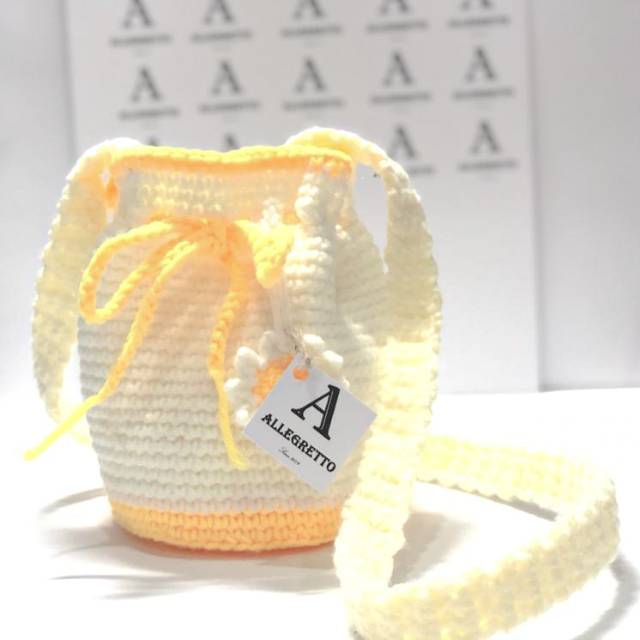 Amigurumi Bag (Tas Rajut) Daisy Bag