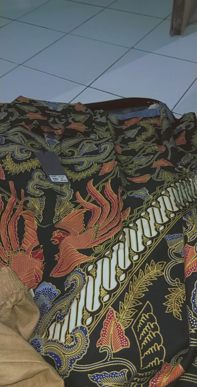 Maginot Kemeja Batik 2.0 Batara-ss Lengan Pendek Pria + Free Masker