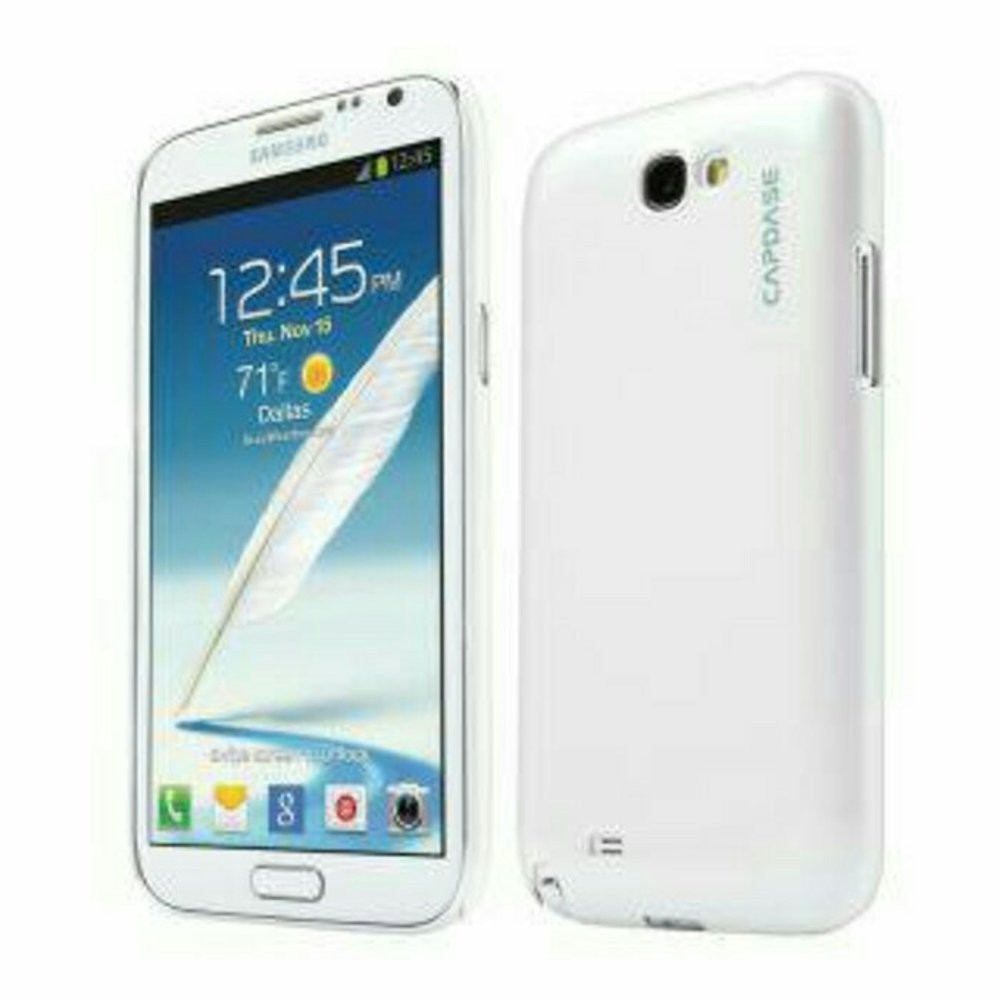 ACC HP Capdase Karapace Jacket Pearl Samsung Galaxy Note 2 - White