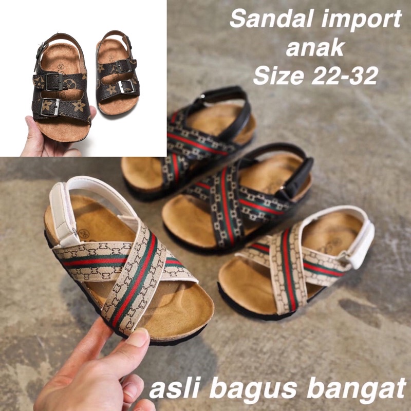 (LOLI-JKT) SD-GC2 SANDAL ANAK UNISEX IMPORT BAHAN TERBAIK