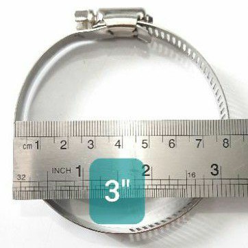 Hose Clamp Stainless Selang Klem 3&quot; inch 52-76MM (D4158)
