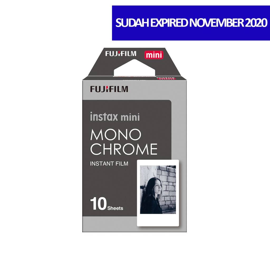 Instax film / Refill Instax / Isi Instax MINI Film MONOCHROME - SUDAH EXPIRED NOVEMBER 2020
