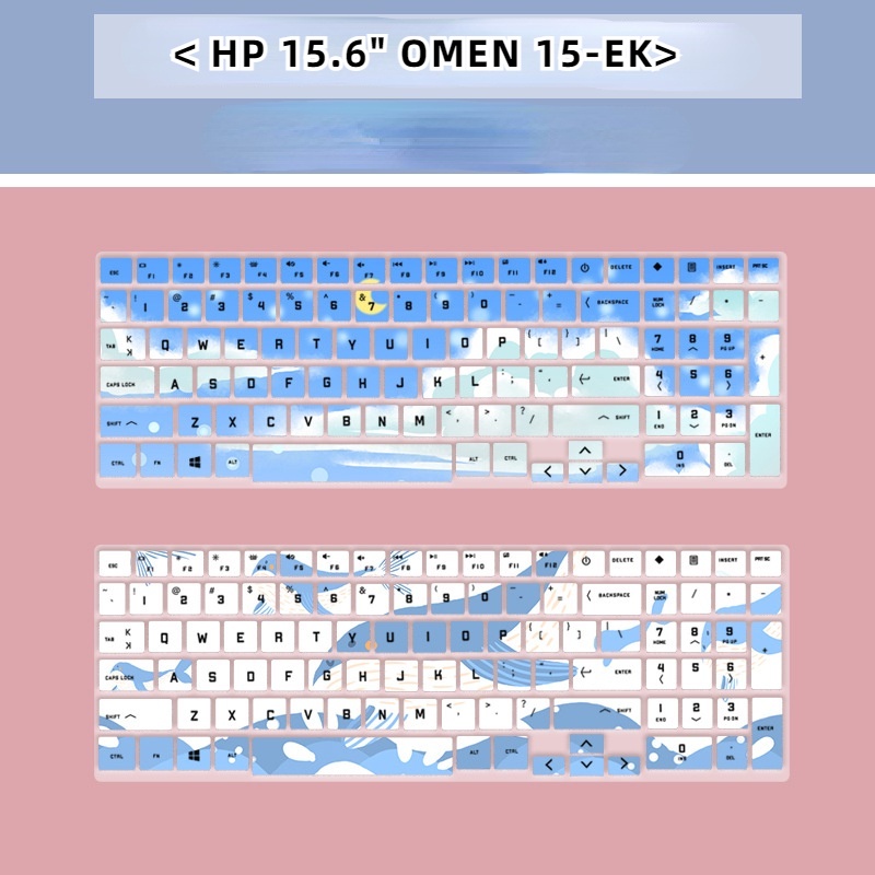 Film Pelindung Debu Keyboard Motif Kartun Bunga Untuk HP 15.6 &quot;OMEN Laptop 15-EK 15-ek0004TX / Ek0007TX / Ek6T 00xt 00xt8 Ektxt 001xt 005