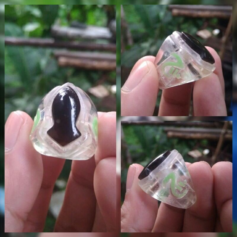 cincin terompah bahan ring aklirik yaman wulung /cubung wulung api aceh
